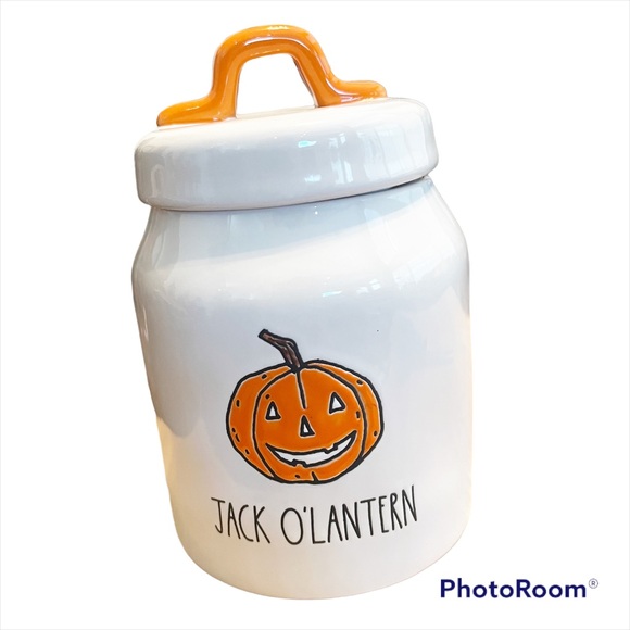 NEW Rae Dunn JACK O’LANTERN Baby Canister - Picture 1 of 4